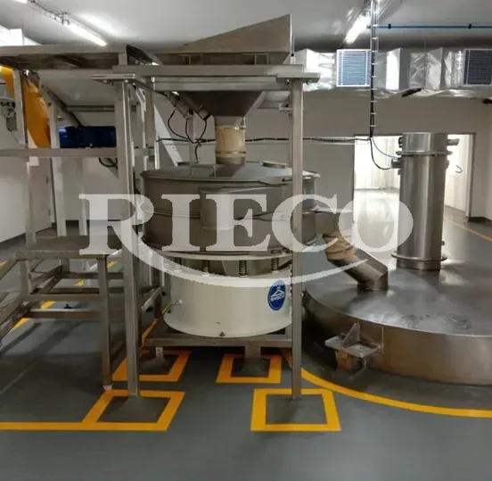 Raw material feeding section machinery