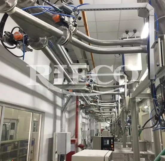 Conveying with diverter valve machinery