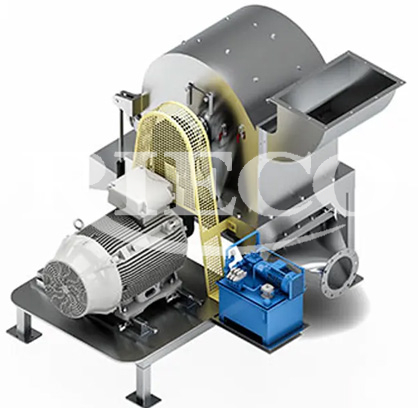 heavy duty hammer mill pulvonex 200